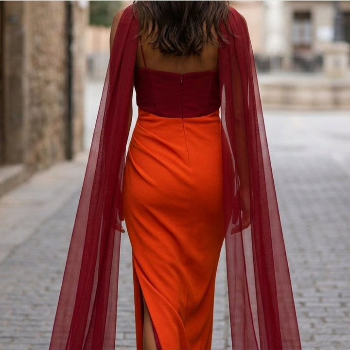 Laura | Vestido Drapeado