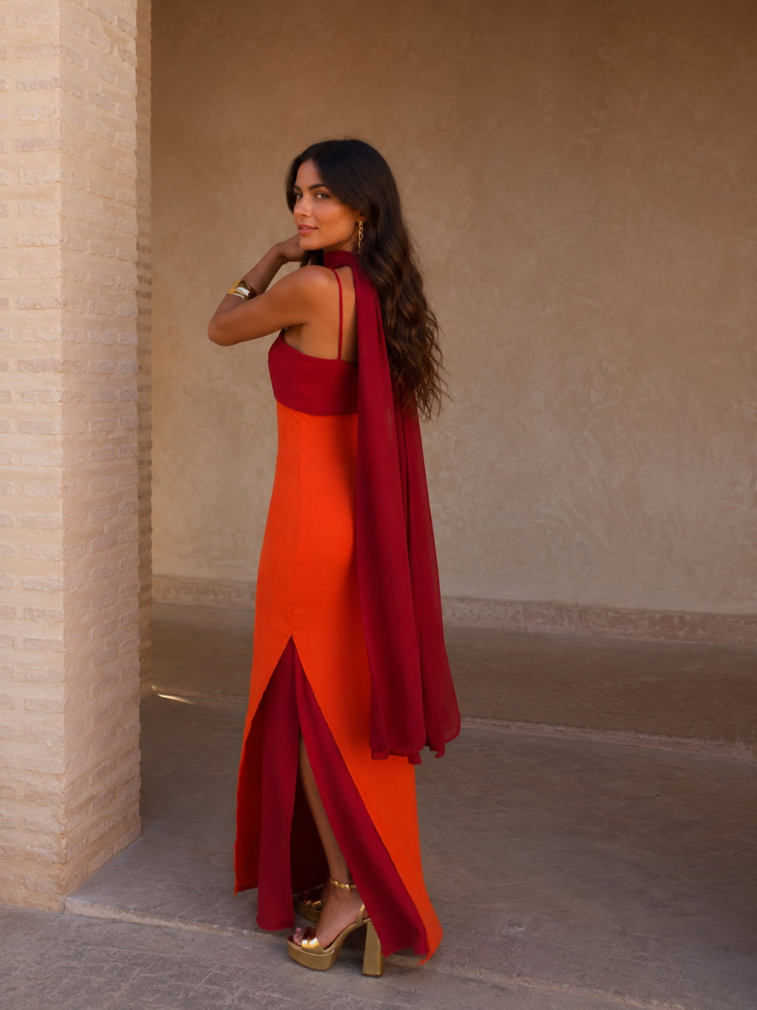 Laura | Vestido Drapeado