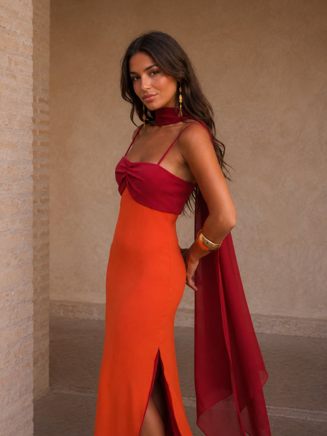 Laura | Vestido Drapeado