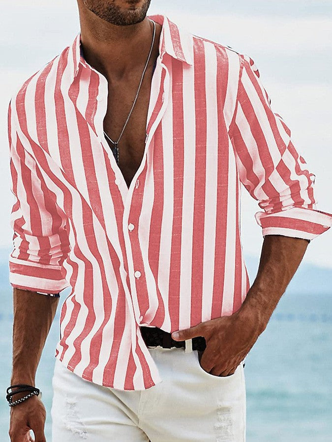 Zack | Camisa de Rayas Clásica
