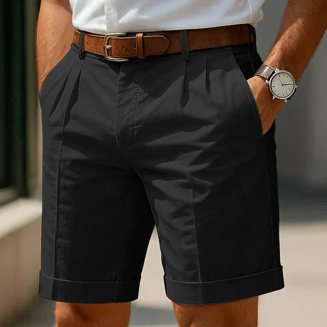 Álvaro | Pantalón Corto con Pinzas