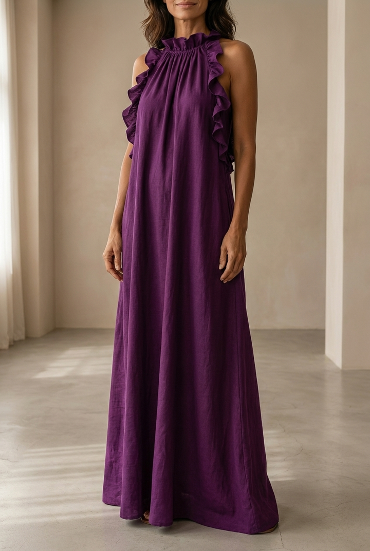 Lua | Vestido Largo con Bolsillos