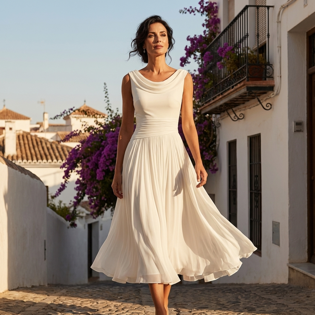 Carmen | Vestido Midi Elegante de Ceremonia